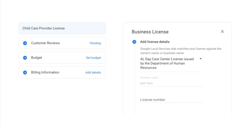 Step 4 to Set Up Google Local Services Ads