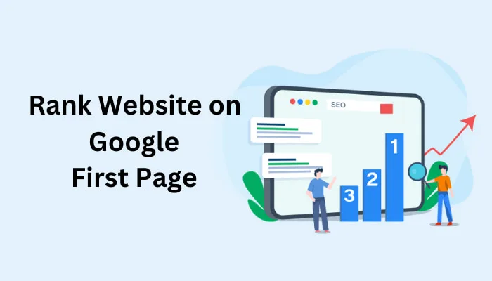 How to rank website on google first page