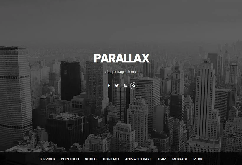 Parallax Theme