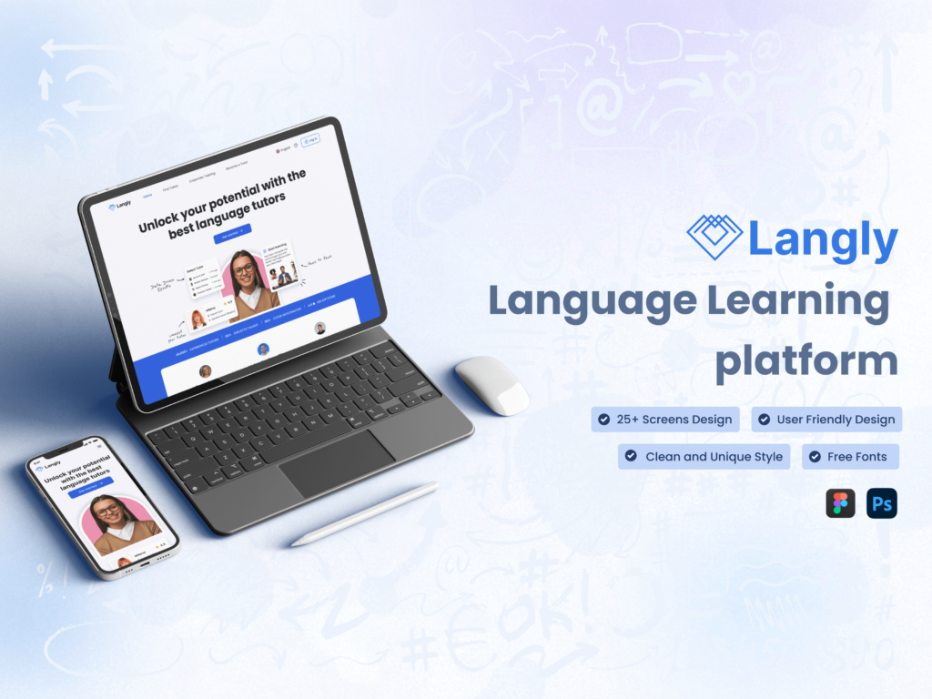 Case study of language learning platform