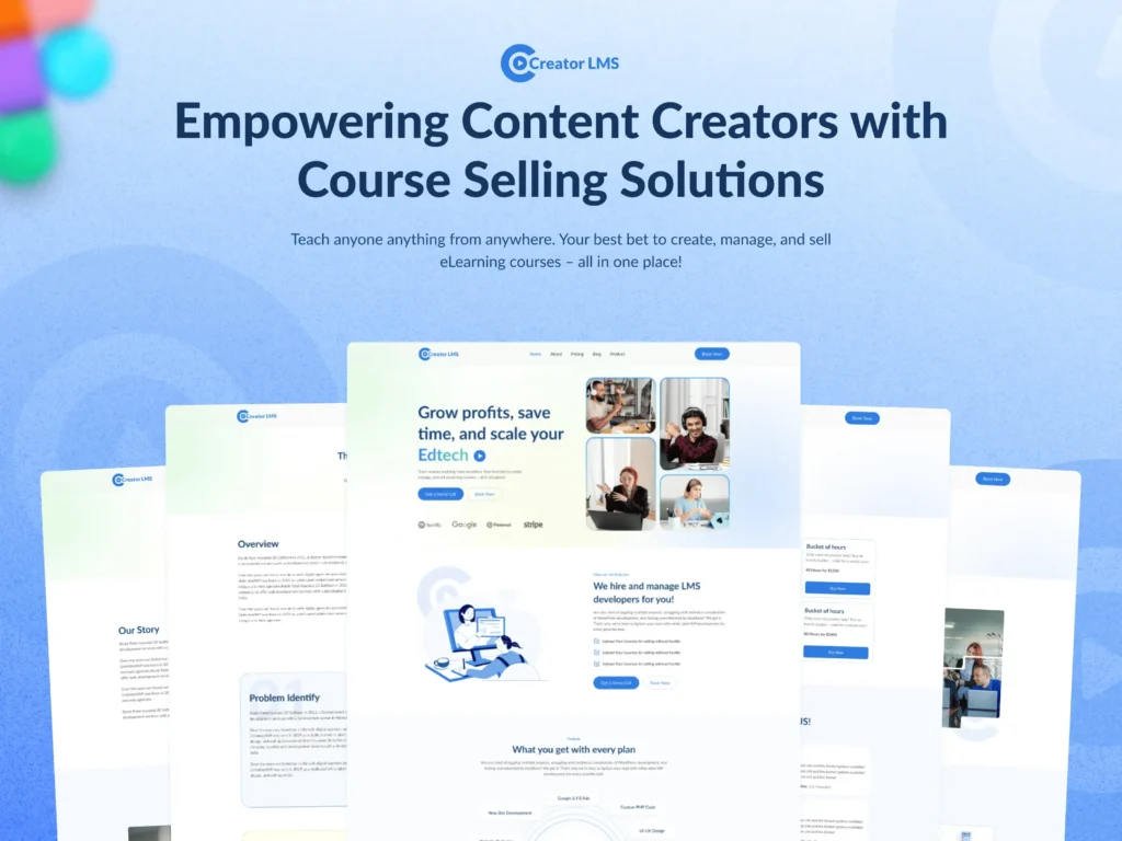 Case study highlighting our recent client project focused on creating an online course