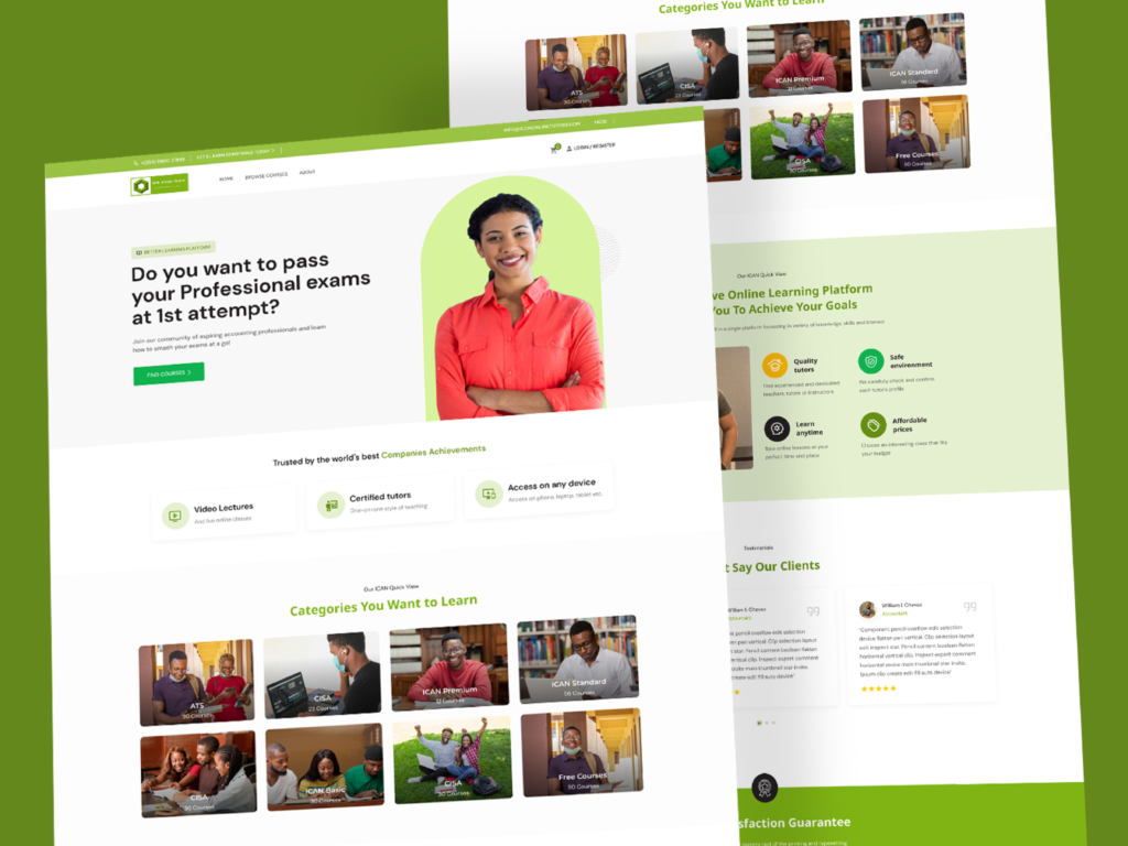 Case study of our recent client project focused on creating an online course