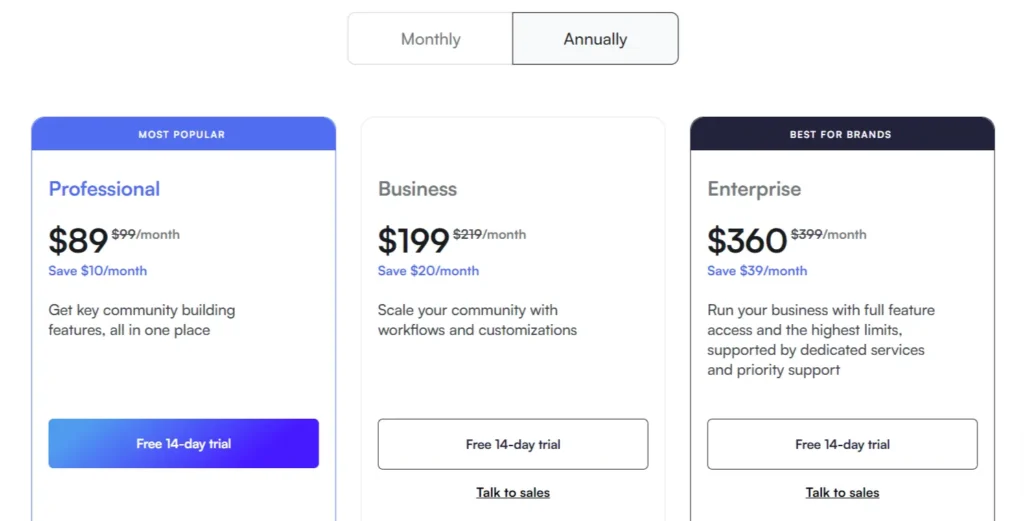 Circle's pricing