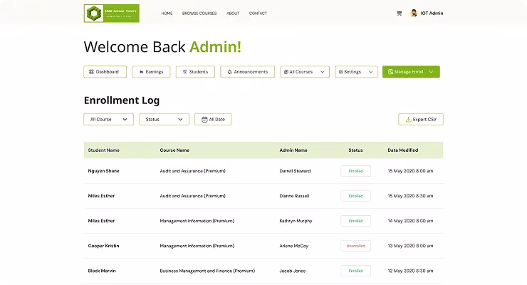 Image gallery marquee