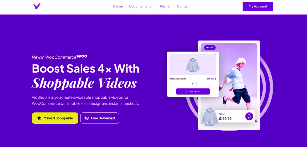 VidShop — AI Powered Video Plugin for WooCommerce